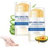 KHDULQ 2 Pezzi Crema Piedi Urea 60%,Urea Crema Piedi Secchi Screpolati Idratante 40g per Talloni Screpolati Spaccate e Con Ragadi
