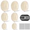 Viexpand Realizzare Chignon Set,7 pezzi Chignon a Ciambella(4 Dimensioni), 10 Elastici per Capelli,20 Clip a Forma di U,Magic Hair Bun Maker,per Bambine e Donne(Golden)ine e Donne(Golden)