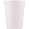 Procos 93895P Bicchieri di carta compostabile bianca 200ml-10 pezzi