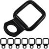 Greluma 8 PZ Anelli di Fissaggio a D Ancore di Ricambio compatibili con JK YJ TJ JKU Sports Sahara Freedom Rubicon X e Unlimited del 1995-2017