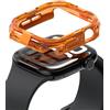 Ringke Fusion Bumper Compatibile con Cover Apple Watch 11/10 46mm, Custodia Paraurti Antiurto Protettiva Durevole Trasparente a Doppio Strato - Neon Orange