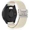 KeHowy 20mm Nylon Cinturino per Garmin Forerunner 165/245/70/Vivoactive 6/5 | per Garmin Forerunner 170 Music 43mm/165 Music/645/570 42mm,Approach S50/S44, Intrecciato Ricambio Cinturini, Starlight