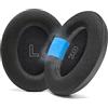 WC FreeZe QC Ultra - Cuscinetti auricolari sostitutivi in gel rinfrescante compatibili con Bose QuietComfort Ultra Gen 1 e Gen 2 di Wicked Cushions | Extra spessi e freschi | Black