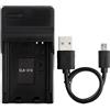 Norifon SLB-07A USB Caricatore per Samsung PL150, PL151, ST45, ST50, ST500, ST550, ST560, ST600, TL100, TL210, TL220, TL225, TL90 Fotocamera e Altro