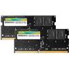 Silicon Power - Kit di Memoria per Computer Portatile, 16 GB (2 x 8 GB), DDR4-RAM-2400 MHz (PC4 19200), 260 Pin, 1,2 V, CL17, Non ECC, Senza Buffer, SODIMM