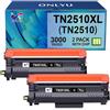 ONLYU TN2510 TN2510XL TN 2510XL TN-2510 XL HL-L2400DWE HL-L2400DW Toner