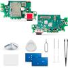 Extkry Connettore di Ricarica per Samsung Galaxy S22+ Plus Kit Riparazione | Porta di ricarica flat ricarica porta caricabatterie charging port microfono con kit di riparazione.