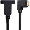 cablecc 90 gradi a sinistra e a destra, USB-C USB 3.1 tipo C maschio a femmina, cavo dati prolunga 30 cm