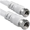 1aTTack.de 1aTTack - Cavo coassiale per antenna (connettore coassiale F a connettore coassiale F, doppia schermatura, 75 / 85 / 100 / 110 / 120 / 125 dB) 1,5 Meter
