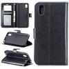 generale compatibile con Huawei Y5 (2019) / HONOR 8S AMN-LX1-LX2 -LX3 -LX9 Custodia COVER STAND flip LIBRO gel tpu protezione PORTAFOGLIO magnetica portafoglio porta card (Nero)