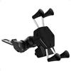 evermotor Universal Supporto Moto Porta Cellulare Smartphone Sostegno con Caricatore USB Rotazione a 360 ° Impermeabile Anti-Shock per iPhone Samsung GPS ATV Scooter
