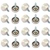 Greluma 20 Pezzi 16mm (3/5 ) Viti per Specchi in Acciaio Inossidabile Cappucci Decorativi Chiodi di Copertura per Tavoli a Specchio Piatti da Bagno Armadietti Pannelli in Vetro