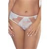 Vivisence Slip Donna Garza Ricamo Floreale Fascia Elastica Morbida 1070, Bianco,50