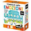 HEADU - Tombola delle Emozioni, Costruisci la Storia e Gioca! Un Gioco Educativo per Bambini dai 3 ai 6 anni, Made in Italy
