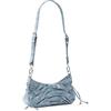 Desigual borsa a tracolla Gathered Denim Across Body Bag Space Blue celeste