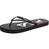FILA Troy Slipper, Infradito Uomo, Multicolore (White/Black), 43 EU