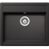 SCHOCK | Lavello Cucina Nemo N100 1 Vasca, Materiale Cristalite®, Nero Assoluto, 570x510mm