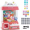 Maycoly Mini Macchina per Afferrare Bambole di Caramelle Gachapon Grabber Macchina per Afferrare Caramelle con 20 Pulsanti E Braccio di Presa Giocattoli di Peluche Macchina per Artigli per Bambini
