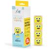 ATC Handels GmbH Glo Pals 4 cubi luminosi per un'esperienza sensoriale unica e spettacolo di luci magiche per un'esperienza di bagno indimenticabile (Alex giallo)