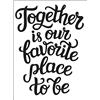 Vaessen Creative Cartella per Goffratura Together 14,6 x 10,7 cm - Cartella per Embossing per Biglietti, Scrapbooking, Journaling - Riutilizzabile, Risultati Precisi, Per Macchine da Taglio