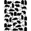 Vaessen Creative Cartella per Goffratura Topi 14,6 x 10,7 cm - Cartella per Embossing per Biglietti, Scrapbooking, Journaling - Riutilizzabile, Risultati Precisi, Per Macchine da Taglio