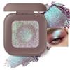 BelleFlair 1 pezzo glitter ombretto duochrome, Ombretto Cambio Verde Blu, iridescente shimmer, Glitter metallic per trucco occhi, Effetto olografico, Textura crema in polvere