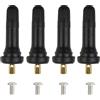 KHDULQ Sensori Pressione Pneumatici,4 Pezzi Valvole Pneumatici Auto Valvole a Scatto per Pneumatici Valvole Pneumatici Valvola per Sensore Tpms Valvola del Pneumatico Scatto Della Pressione Dei