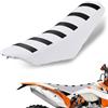 BIUGERCN Coprisedile Moto Universale Motocross Enduro Pit Bike Coprisella Bianco | Copertura Protettiva, per EXC XC SX CR XR RX RR YZF YZ PW TTR WR KLX KX e Motociclette Dirt Pit Bike
