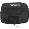 Weber Copertura Premium per Barbecue Elettrico Lumin Compact, Traspirante, Resistente ai Raggi UV e all'Acqua, Protezione da Vento e intemperie, con Chiusura in Velcro - Nero (3400305)