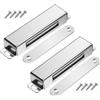 Greluma 2 Pz 95mm Cabinet Magnetic Catches, Door Magnet Stainless Steel Magnetic Cabinet Door Catches Cupboard Door Magnetic Closure Catcher Cabinet Magnet for Drawer Closet Door Latch Closing