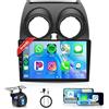 Rimoody 4G+64G Android 13 Autoradio per Nissan Qashqai 2006-2016 9 Pollici Touchscreen Autoradio con Senza Fili Carplay Android Auto Mirror Link Navi GPS Bluetooth WiFi/FM/RDS/EQ/SWC/USB Telecamera Posteriore