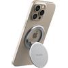 Nillkin Handy Ring Supporto Magnetico per MagSafe, Anello Magnetico Doppio per Supporto Auto Portatile e Stand per Telefono, Compatibile con iPhone 16/15/14/13 Pro Max Plus - Grigio