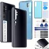 RongZy Coperchio Batteria per Xiaomi Mi Note 10 Mi Note 10 PRO Coperchio Posteriore per Xiaomi Mi CC9 PRO Cover Batteria per Telefono Sostituzione Copribatteria(Nero)