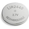 Girafus LIR2440 Pila a bottone ad alta capacità 3,7v - 145mAh LIR 2440 ricaricabile (1xLIR2440)