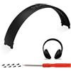 Miruchertter Pezzi di ricambio per Beats Studio 3 e 2 (A1914 / B0500 / B0501) - Auricolari Overear cablati e wireless - Accessori (Nero Opaco)