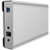 XIAO LIN HDD Hard Case da 3,5 SATA USB3.0, alloggiamento esterno in alluminio per disco rigido supportato da UASP da 20 TB, adattatore di corrente 12 V/2 A incluso