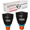universo cartuccia - 153X W1530X KIT 2 Toner da 5.000 Pagine, Compatibile con HP Tank Stampante 1504 1504w 2504 2504dw 1604 1604w 2604 2604dw 2604sdw 2606 2606dw