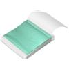 QUARKZMAN 200 Fogli di Carta Oro Finto, 3.3x3.7 Fogli di Lamina Oro Imitazione Libretto Variegato per Artigianato, Cornici per Foto, Unghie E Decorazioni, Verde Smeraldo