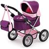 Bayer Design 13057AA Carrozzina per bambole, con borsa, pieghevole - Viola