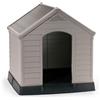 Cuccia da Esterno per Cani 99x95x99 cm in Plastica Keter Dog House Sabbia/Marrone