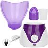 Changor Face Steamer, Soft Handy Mist Spruzzatore 18 minuti Tempo di spruzzo ABS ± 45 ℃ (viola)
