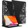 Uppuppy for iPad Air 13 Inch M2/M3, Pro 12.9 Case - Cute Women Girls Boy Men TeensBlack Pencil Holder Folio Cover for Apple Air 13 2024/2025, Pro 6th/5th/4th/3rd Generation Case