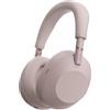 Sony WH-1000XM6 cuffie premium wireless Bluetooth over-ear con Noise Cancelling, suono Hi-Res, design pieghevole, custodia resistente, 30 ore di autonomia NC on, iOS e Android -Sand Pink