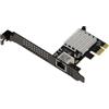 KALEA-INFORMATIQUE Scheda di rete 10G Ethernet PCIe Gen4 porta RJ45 compatibile con 1G 2.5G 5G 10G con controller Realtek RTL8127 - Adattatore LAN ad alta velocità per PC