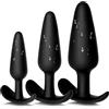 Claglamatree 3x Butt Plug in silicone,Plug Anale in Silicone Kit,Anal Sesso Giocattoli,Sex Toys per uomini donne coppie principianti professionali