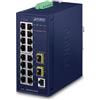 PLANET IGS-4215-16T2S switch di rete Gestito L2/L4 Gigabit Ethernet (10/100/1000) Blu [IGS-4215-16T2S]