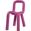 Moustache - Sedia imbottita Bold - Rosa - Espanso - Designer Big Game