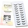 EMEDA Ciglia Finte 10 Stile, Ciglia Finte Naturali 10 Paia, 3D Ciglia Morbide e Morbide, Ciglia Di Gatto, Natural False Eyelashes, 100% Handmade Fake Lashes (SP27)