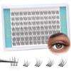 Obeyalash Ciglia Finte Naturali Extension Ciglia Ciuffetti Extension Ciglia C Curl Ciglia Finte Cat Eye 10~13mm Cluster Lashes Extension Ciglia Fai Da Te 84pcs Eyelashes DIY at Home by Obeyalash