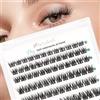 Obeyalash Ciglia Finte Cat Eye Ciglia Finte Ciuffetti C Curl Cluster Lashes 8~14mix DIY Eyelash Extension Soft and Comfortable 84pcs by Obeyalash (Mix 8-14mix C Curl Natural Wink)